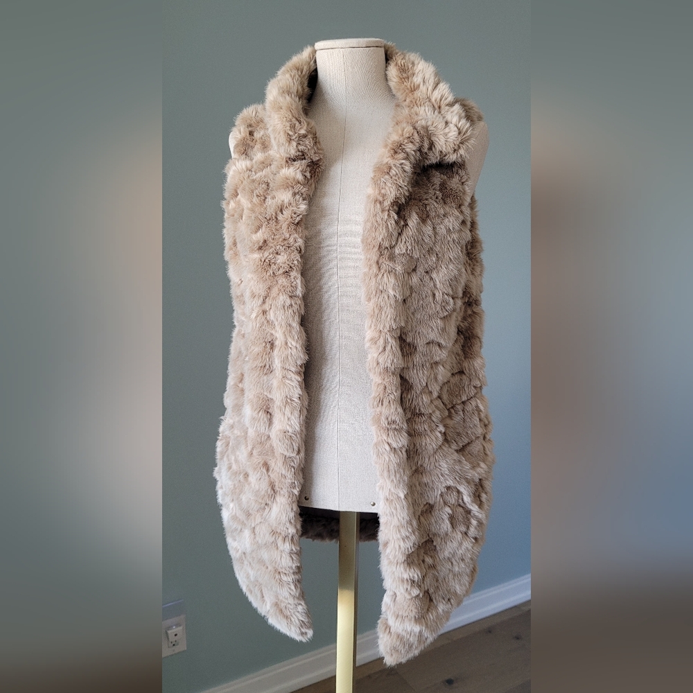 Faux fur vest